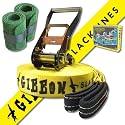 Slackline Gibbon Classic 15 m mit Baumschutz