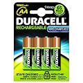 Duracell 75071755, Pila Ricaricabile AA x4 Stay Charged