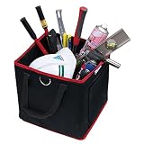 （ お徳用 3セット）DBLTACT 折りたたみ式バケット 収納用具 【ファスナー式 Mサイズ】 DTF-M 〔 お徳用 DIY 日曜大工〕