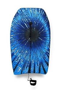Blue and White Tribal Water Burst Body Board 33 in.