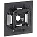 Panduit SGABM25-S6-C0 Super-Grip Adhesive Backed Cable Tie Mount, Screw/Use-Supplied Adhesive, Outdoors, Weather Resistant Nylon 6.6, #6 Screw Mounting Method, Black (Pack of 100)