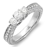 14k White