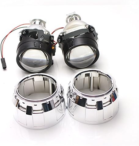 2.5" Mini Hid Bixenon Projector Lens For Car Motor Auto Vehile H1 Bulb Car With Shround H4 H7