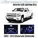 XtremeVision Chevy Silverado 2007-2013 (12 Pieces) Blue Premium Interior LED Kit Package + Installation Tool