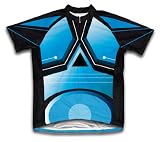 Blue Trace Cycling Jersey for Men
