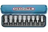 Eigenschaften KAYSER GmbH 4000821549 / GEDORE-WERKZEUGFABRIK OTTO DOWIDAT TX 19 E-09 Steckschl¿sselsatz CV. 8tlg. E10-E24 1/2Zoll GEDORE f.Au¿en-TORX