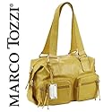 MARCO TOZZI BAGS, Damen Handtasche im Antic-Look, Schultertasche gelb