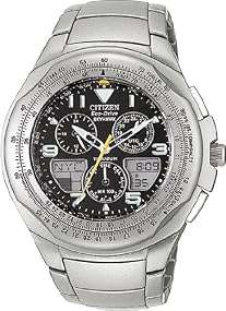 Citizen #JR3060-59F Men's Eco Drive Titanium Skyhawk Watch