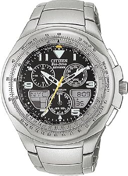 Citizen #JR3060-59F Men's Eco Drive Titanium Skyhawk Watch