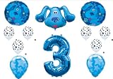 Blues Clues Third 3rd Birthday Party Balloons Decorations Supplies