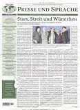 Presse und Sprache