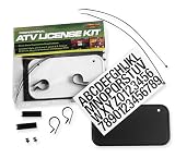 Hardline ATV License Kit Black