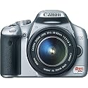 Canon Digital Rebel XSI 12.2 MP Digital SLR Camera with EF-S 18-55mm f/3.5-5.6 IS Lens (Silver)