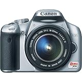 Canon Digital Rebel XSI 12.2 MP Digital SLR Camera with EF-S 18-55mm f/3.5-5.6 IS Lens (Silver)