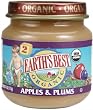 Earth's Best Organic 2nd Strained Apple & Plums, 4 Ounce Jars (Pack of 12) Earth's Best Organic 2nd Strained Apple & Plums, 4 Ounce Jars (Pack of 12)