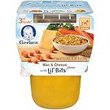 Gerber Purees 3rd Foods Macaroni and Cheese with Lil Bits, 10 Ounce (Pack of 6)