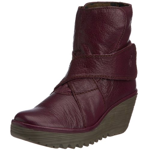 Fly London P500084014, Damen Stiefel mit Keilabsatz, Violett (violett), 42 EU / 8 UK