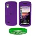 Purple Rubberized Hard Case for Samsung Solstice A887 Phone,