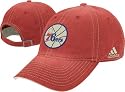 Philadelphia 76ers Basic Logo Washed Slouch Adjustable Hat