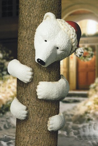 Grasslands Road Vintage Chic Outdoor 5-Piece Polar Bear Tree Hugger