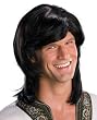 70's Guy Black Wig - Black