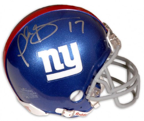 Plaxico Burress New York Giants Autographed Mini Helmet