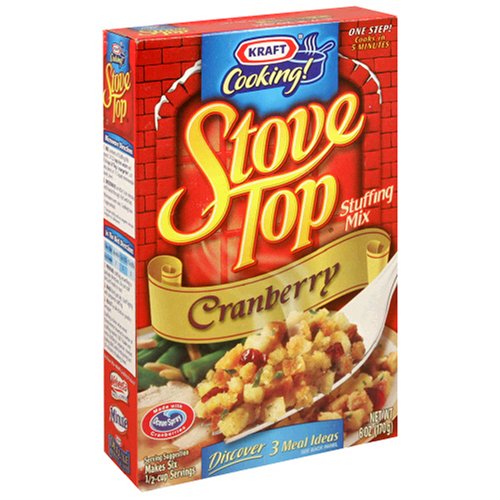 Stove Top Stuffing Mix, Cranberry, 6Ounce Boxes (Pack of 12)