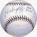 Wade Boggs Autographed Baseball with HOF Inscription