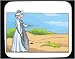 Decorated Mouse Pad with asking, rural, walking, inquiring, Europe, Lithuania, woman,...