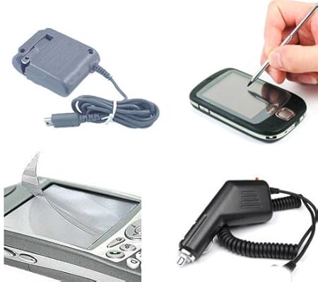 (4 in 1) Nintendo DS LIte Stylus for NDS Lite Console Ds Lite + CAR Charger Cigarette Lighter Adapter for Nintendo Ds Lite Nitendo + Travel Charger/ac Adapter for Nitendo NDS Lite Ds Lite + Crystal Clear LCD Screen Protector for NDS Lite Console Ds Lite Console