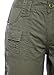 Womens Cargo Pants Soft Cotton Capri Cropped Hotpants Army Shorts Green 30-37