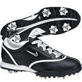 Nike 2010 Ladies Air Zoom Gem II Golf Shoes, Black/Black-White, 10 W