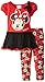 Disney Girls' 2 Piece Minnie Mouse Ruffled Legging Set