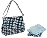 Kalencom Midi Coated Buckle Bag - Blue Heavenly Dot