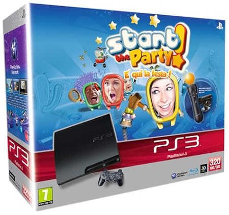 PlayStation 3 - Console 320 GB Move Starter Pack [K Chassis] + Start The Party [Bundle]