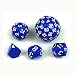 The Dice Lab: Unique Polyhedral Set (Blue) | D4, D8, D12, D24, D60