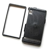 Motorola Droid A855 Verizon Snap On Protector Hard Case Image Cover Carbon  ....