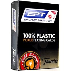 Fournier EPT Poker Size Jumbo Index Playing Cards (Red)