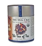 The Tao Of Tea Chai 500 Mile Chai, 100% Organic, 4-Ounce Tin (Pack of 3)