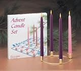Biedermann & Sons Advent Candle Set, Ring and 4 Candles