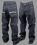 Avirex - Avirex "Prescott" Mens Denim Jeans, Raw Indigo or Raw Black