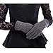 Aircee Women Touchscreen Texting Spandex Velvet Smartphone Rhinestone Stars Gloves