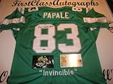 Vince Papale Autographed Signed Custom Eagles Jersey Green Invincible