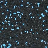 Elephant Bark Rubber 3/8inch x 4ft Rolls, Blue Dot