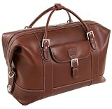 Siamod 25084 Amore Oil Pull-Up Leather Duffel Bag (Cognac)
