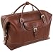 Siamod 25084 Amore Oil Pull-Up Leather Duffel Bag (Cognac)
