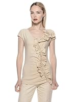 Love Moschino Top Volante (Beige)