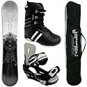 AIRTRACKS SNOWBOARD SET - BOARD SEEKER - SOFTBINDUNG STAR PRO - SOFTBOOTS - SB BAG