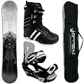 AIRTRACKS SNOWBOARD SET - BOARD SEEKER - SOFTBINDUNG STAR PRO - SOFTBOOTS - SB BAG