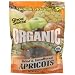 Good Sense Organic Dried & Unsulfured Apricots, 6-Ounce Bag (Pack of 6)